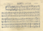 Portada de la partitura Santa Agueda